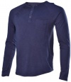 Lucky Brand Jeans Men's Vintage Henley with Pocket Long Sleeve Shirt