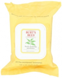 Burt's Bees Facial Cleansing Towelettes with White Tea Extract, 30 Count (Pack of 2) Burt's Bees Facial Cleansing Towelettes with White Tea Extract, 30 Count (Pack of 2)