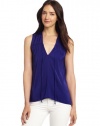 BCBGMAXAZRIA Women's Violette V-Neck Top