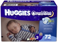 Huggies OverNites Diapers, Size 3, Big Pack, 72 Count Huggies OverNites Diapers, Size 3, Big Pack, 72 Count