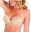 Fashion Forms Women's Lace Ultimate Boost Stick On Backless Strapless Bra