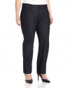 Lee Women's Plus-Size Relaxed Fit Plain Front Pant