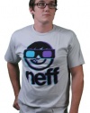 Neff 3rd Dimension Mens T-shirt in Silver