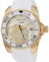 Invicta Women's 0488 Angel Collection Cubic Zirconia Accented Polyurethane Watch