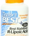 Doctor's Best Stabilized R-Lipoic Acid, 60 Count