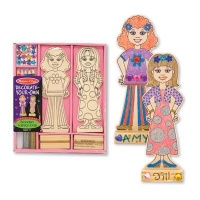 Melissa & Doug Wooden Fashion Dolls Melissa & Doug Wooden Fashion Dolls