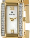 Bulova Women's 98V28 Crystal Bangle Watch