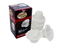 Disposable Filters for Use in Keurig® Brewers - Simple Cups - 50 Replacement Filters - Use Your Own Coffee in K-cups