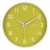 DecoMates Non-Ticking Silent Wall Clock, Green Fruity Key Lime