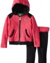 Puma - Kids Baby-Girls Infant Tonal Leaopard Hood Set, Pink Icon, 12 Months