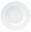 Philippe Deshoulieres Seychelles White Rim Soup Plate - 8.75