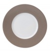 Seychelles Taupe Dinner Plate Large Rim 11 by Philippe Deshoulieres