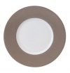 Seychelles Taupe Dinner Plate Large Rim 11 by Philippe Deshoulieres