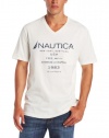 Nautica Men's Short Sleeve Pocket V Neck T-Shirt