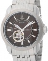 Bulova Men's 96A101 Automatic Self-Winding Mechanical Exhibition Caseback Bracelet Watch