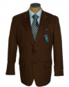 Club Room Mens 2 Button Brown Vicuna 100% Cashmere Sport Coat Jacket