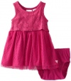 Roxy Kids Baby-Girls Infant Check Me Out, Hot Fucshia, 18 Months