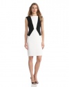 Calvin Klein Women's Colorblock Cap Sleeve Sheath Dress