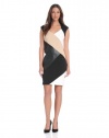 Calvin Klein Women's Cap Sleeve Colorblock Sheath Dress