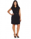 Calvin Klein Women's Cap Sleeve Dress With Pocket Detail