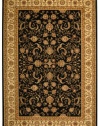 Safavieh Lyndhurst Collection LNH219A Black and Ivory Area Rug, 4-Feet by 6-Feet