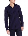 Calvin Klein Sportswear Men's Ombre Plaid Poplin Shirt