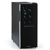 Wine Enthusiast Silent 12 Bottle Dual Zone Touchscreen Wine Refrigerator Slimlin