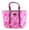 Lilly Pulitzer Phi Mu Sorority Canvas Sparkle Tote Handbag