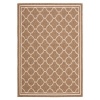 Safavieh CY6918-242 Courtyard Collection Indoor/Outdoor Area Rug, 2-Feet by 3-Feet 7-Inch, Brown and Bone