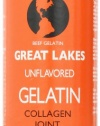 Great Lakes Unflavored Gelatin, Kosher, 16-Ounce Can (Single)