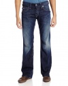 True Religion Men's Billy Bootcut Bluestone Big QT Jean in Wind Blown