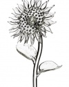 Waterford Fleurology Glass Flower, Sunflower