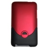 KingCase Ipod Touch 2G 3G - 2nd & 3rd Gen. Rubberized Slim Slider Case (Red & Black) 8GB, 16GB, 32GB, 64GB