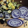 BLUE CANTON DINNER PLATE 10 PS