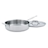 Cuisinart MCP33-30H MultiClad Pro Stainless 5-1/2-Quart Saute with Helper and Cover
