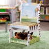 Teamson Kids Boys Chair with Storage - Sunny Safari Room Collection