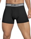 Champion Men's Tech Performance Short Boxer Brief CTP3, Black, M