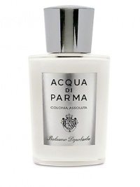Protecting and hydrating the skin post-shave is an important step in the grooming process. Use after the act of shaving to reduce the risk of razor irritation and ingrown hairs. Scented with the warm notes of Colonia Assoluta. 3.4 oz. Protecting and hydrating the skin post-shave is an important step in the grooming process. Use after the act of shaving to reduce the risk of razor irritation and ingrown hairs. Scented with the warm notes of Colonia Assoluta. 3.4 oz.