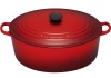 Le Creuset Enameled Cast-Iron 9-1/2-Quart Oval French Oven, Cherry Red