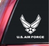 U.S. Air Force Vinyl Decal Sticker - White