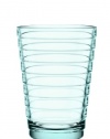 Iittala Aino Aalto Set of Two Glass Tumblers, Water Green, 11-Ounce Capacity each