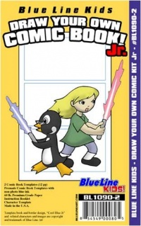 Blue Line Kids Draw Your Own Comic Kit Jr 5 X 8 (2) Blue Line Kids Draw Your Own Comic Kit Jr 5 X 8 (2)