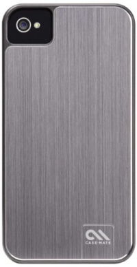 iPhone 4 / 4S Barely There Brushed Aluminum Cases - Olo