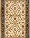 Area Rug 5x8 Rectangle Traditional Charcoal Color - Momeni Persian Garden Rug from RugPal