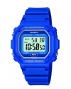 Casio F108WH Water Resistant Digital Blue Resin Strap Watch