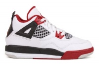 Nike Air Jordan 4 Retro Little Kids (PS) Boys Basketball Shoes 308499-110 White 3 M US Nike Air Jordan 4 Retro Little Kids (PS) Boys Basketball Shoes 308499-110 White 3 M US