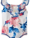 Juicy Couture Baby Baby-Girls Infant Floral Swim Suit, Large Rose Print, 18-24 Months