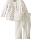 Juicy Couture Baby Baby-Girls Newborn 2 Piece Pant Set, Angel Floral, 3-6 Months