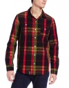 LRG Men's Big-Tall Lion Rock Long Sleeve Woven