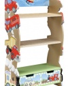 Teamson Kids Boys Bookshelf/Bookcase - Transportation Room Collection